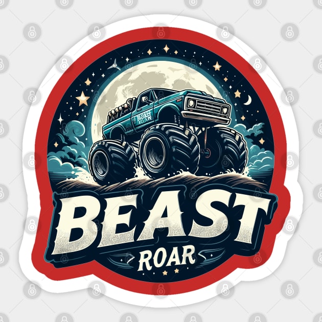 Monster Truck Sticker by Vehicles-Art